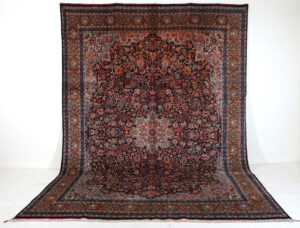 Bijar persiano old cm 386x280 - immagine 3
