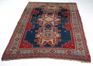 Kazak Lori Pampak Caucasico Antico, cm 205x131 - immagine 4
