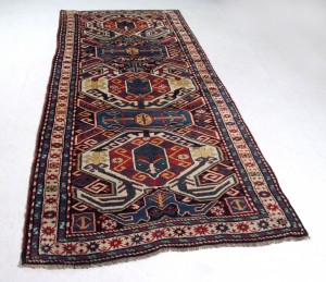 Lenkoran caucasico antico, cm 290x119 - immagine 4