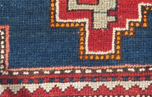Kazak Lori Pampak Caucasico Antico, cm 205x131 - immagine 6