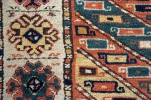 Moghan Gendje caucasico antico, cm 155x110 - immagine 6