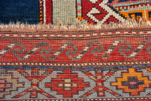 Kazak Lori Pampak Caucasico Antico, cm 205x131 - immagine 7