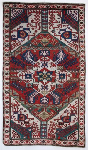 Khasim Ushak Karabagh caucasico antico cm 240x140
