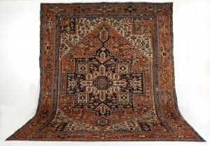 Heriz persiano antico cm 373x320