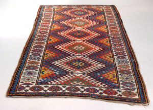 Kazak Bordjalou caucasico  antico cm 240x127 - immagine 3