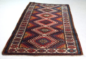 Kazak Bordjalou caucasico  antico cm 240x127 - immagine 4