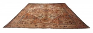 Heriz persiano antico cm 349x280 - immagine 4