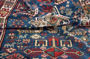 Kazak Akstafa Caucasico antico cm 333x125