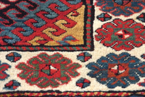 Kazak Bordjalou caucasico  antico cm 240x127 - immagine 6