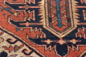Heriz persiano antico  cm 373x320 - immagine 6