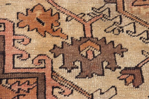 Heriz persiano antico cm 349x280 - immagine 6