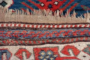 Kazak Akstafa Caucasico antico cm 333x125 - immagine 7