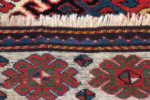 Kazak Bordjalou caucasico  antico cm 240x127 - immagine 7