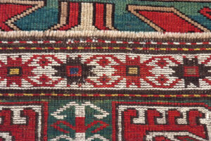 Khasim Ushak Karabagh Caucasico antico cm 240x140 - immagine 7